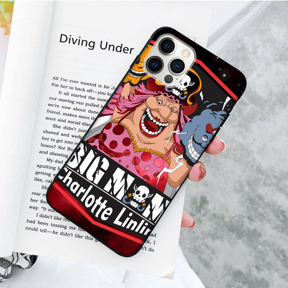 JW59 One Piece аниме черный мягкий чехол для Samsung Note 20 Lite S24 Ultra S23 A03 A05 A06 A11 A71 A15 A16 A13 A24 A25 A33 A52 A53 A50 M55 M35 Plus
