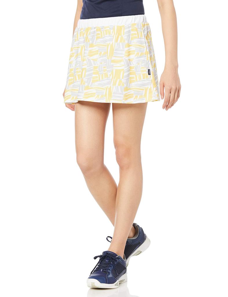 Tennis Skirt YEL Small [Prince] Women's (072)