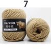 Yak Fluff Yarn Needle Knitted Scarf Jacket Material Hand Woven Medium Thick Yarn Wool Yarn Multi-Color Soft DIY Gift