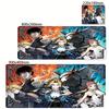 XXL Large Mousepad Fullmetal Alchemist Mouse Pad Gaming Mousepad LockEdge Thickened Computer Keyboard Anti slip Table Desk Mat