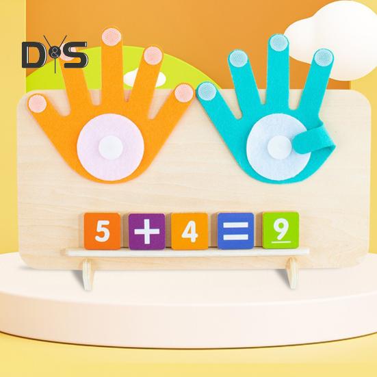 Детская арифметическая игрушка для счета с гибкой рукой, деревянный блок с цифрами, детская дошкольная обучающая игрушка для малышей, мальчиков и девочек, обучающие математические манипуляции