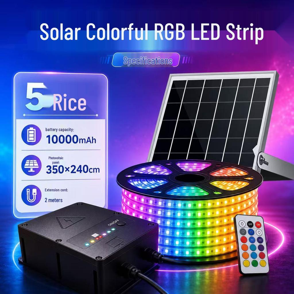Outdoor Waterproof RGB LED Strip Light for Colorful Home and Garden Decoration