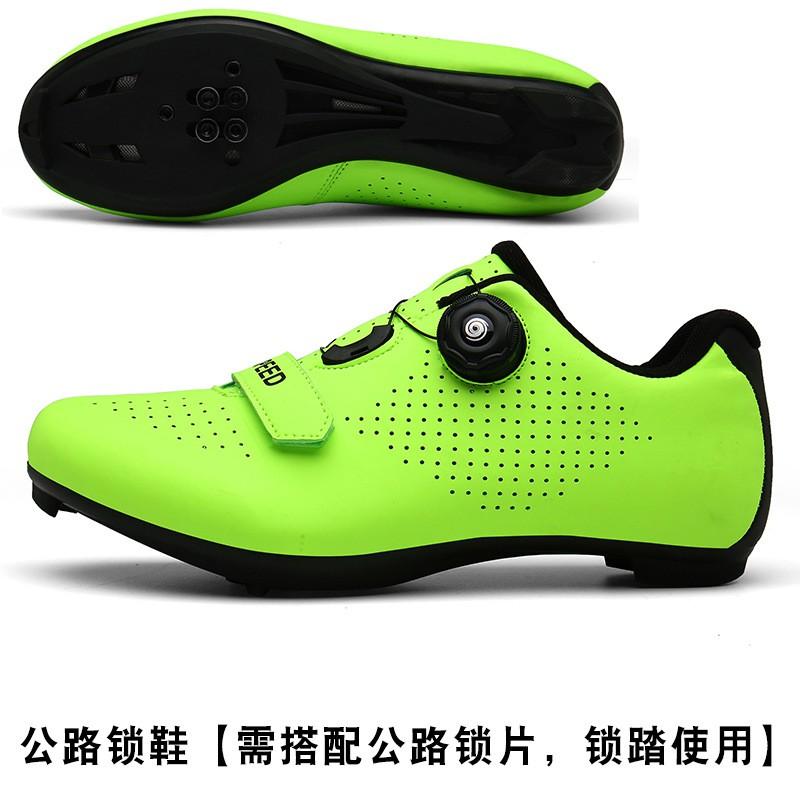Unisex Cycling Shoes With Cleat Compatibility Road Mountain Bikes Breathable Hard Sole