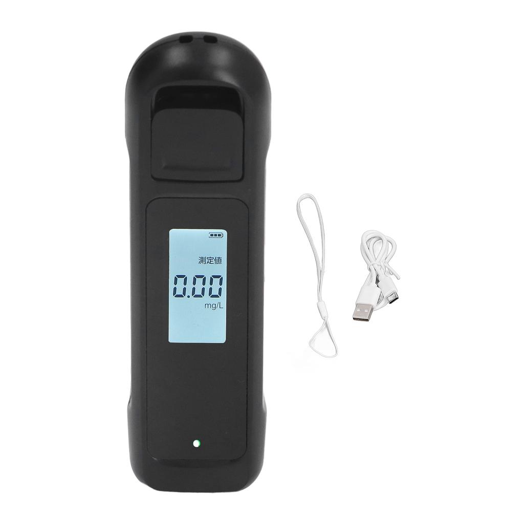 Алкотестер на алкоголь USB зарядка точный ЖК-экран 0 до 0,19 процентов BAC 0 до 0,95 мг/л алкоголя в выдыхаемом воздухе