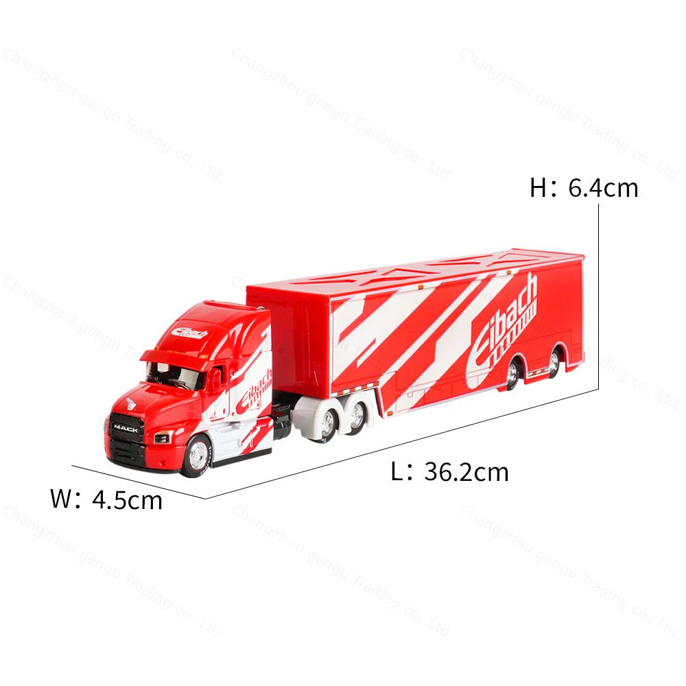 Maisto 1:64 Mack Anthem Trailer Haulers Container Static Die Cast Vehicles Collectible Hobbies Model Car Toys