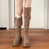 Look Thin! Long Knee Boots Are Popular This Year, Maillard Style, Fat Mm Thick Legs, and Two Wear Tall Tubes.