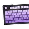 125-Key Gradient Purple Keycaps with PBT Dye Sub Cherry Profile for 616487104108 Cherry MX Switch Mechanical Keyboards (Purple)