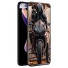 Moto Cross Motorcycle Sports Black Silicone Phone Case For Xiaomi Redmi Note 10 11 11S 12 13 4G 8 9 11T Pro 5G + 8T 9S 10S 12S