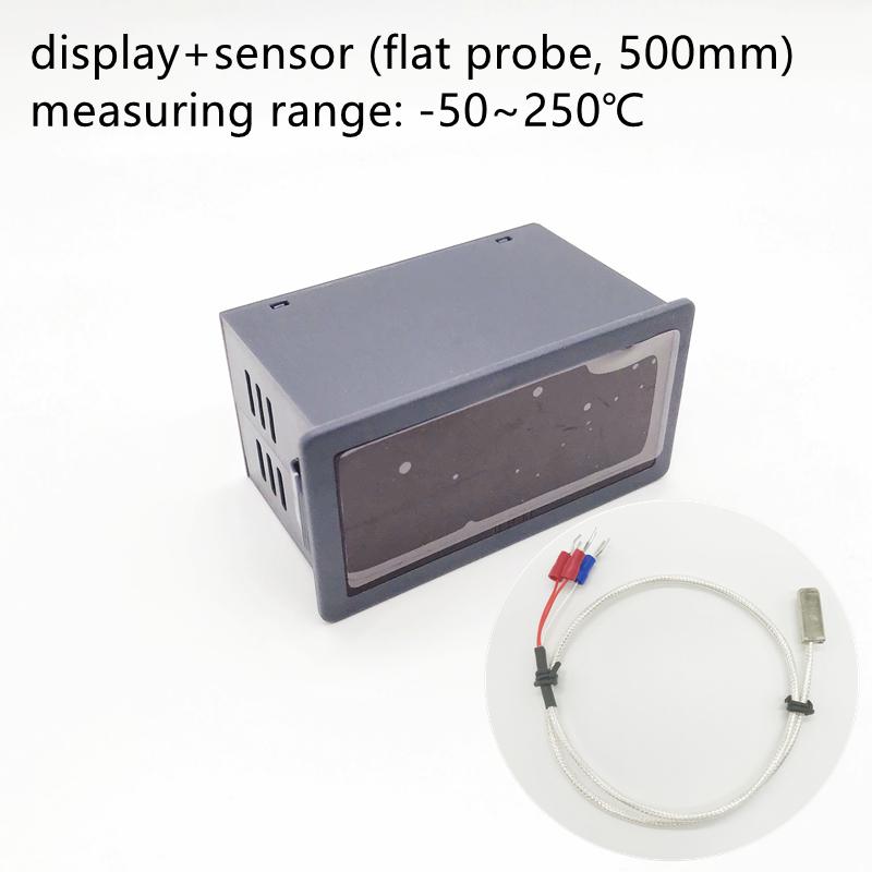 Digital Thermometer AC 220V for Pt100 3 Wire Pt 100 Temperature Indicator Red LED 5135H Thermal Display Range -50 to 400°C