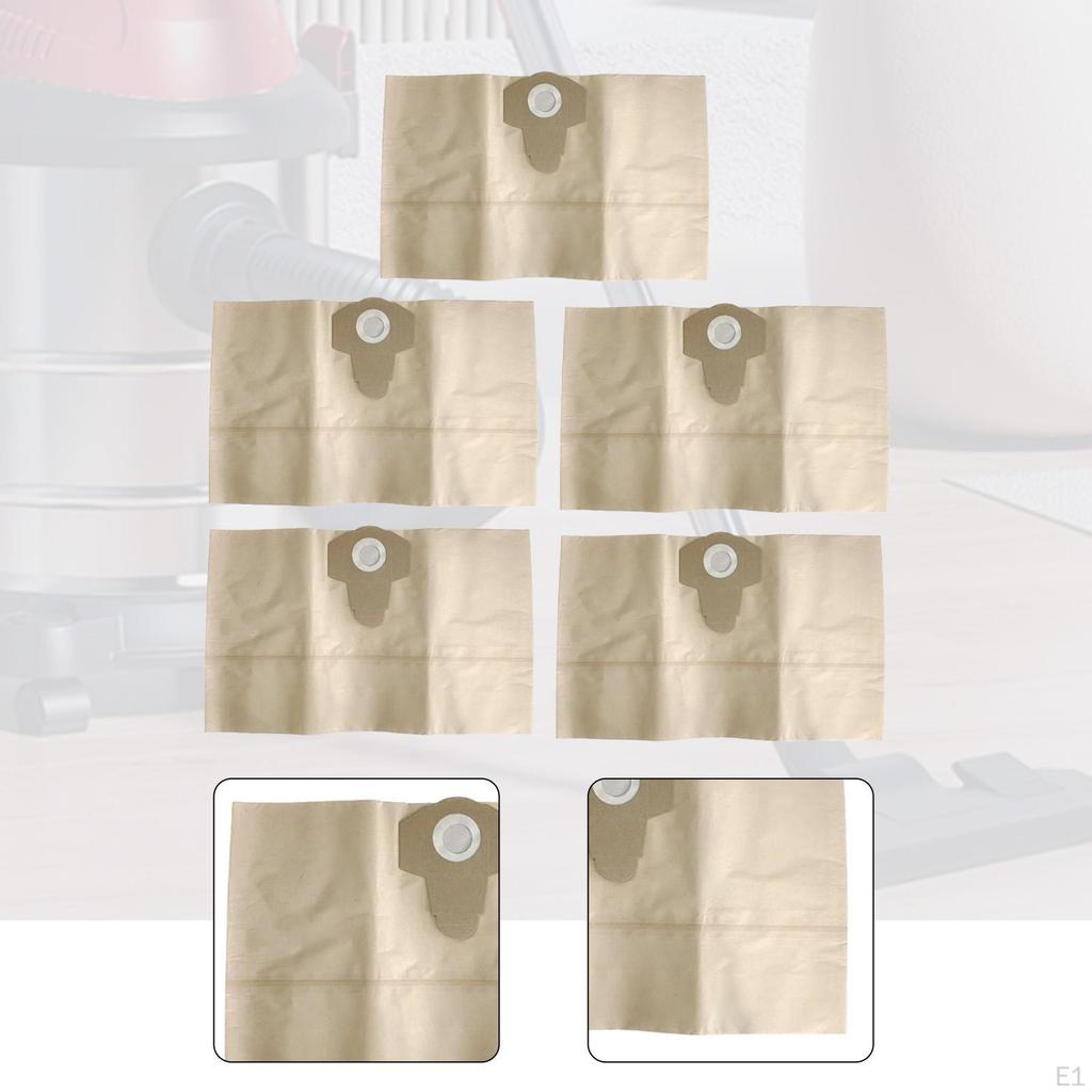 5 шт. Мешки для пылесоса Мешок для сбора пыли Аксессуары Легкая установка Влажная и сухая уборка