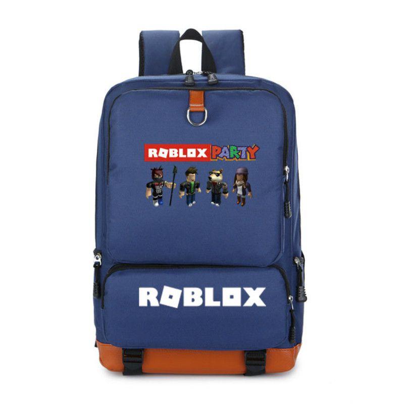 Стильный школьный рюкзак для детей с узором Roblox и регулируемыми мягкими плечевыми ремнями