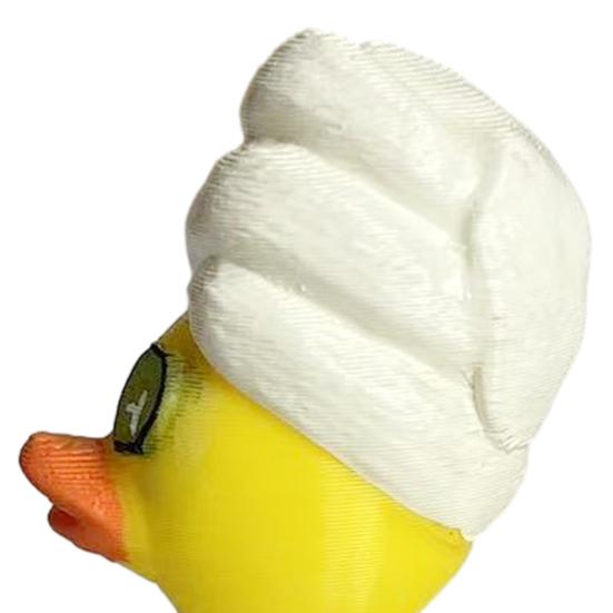 1/2 шт. Фигурка ныряющей утки, напечатанная на 3D-принтере, статуэтка утки для СПА, мультяшная скульптура животного, украшение для дома, офиса, рабочего стола