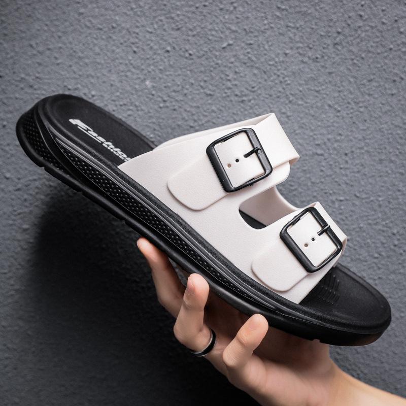 Домашние мужские тапочки Модные тенденции Мужские тапочки для выхода Летние сандалии для мальчиков для дома и улицы Пляжная обувь