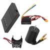 3650 3600KV Brushless Motor 60A ESC Programming Card Heat Sink Combo Set for 18 110 RC Car