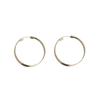 Hong Kong style 911 silver needle metal ring earrings 1011 new trendy Internet celebrity retro exaggerated personality fashion earrings