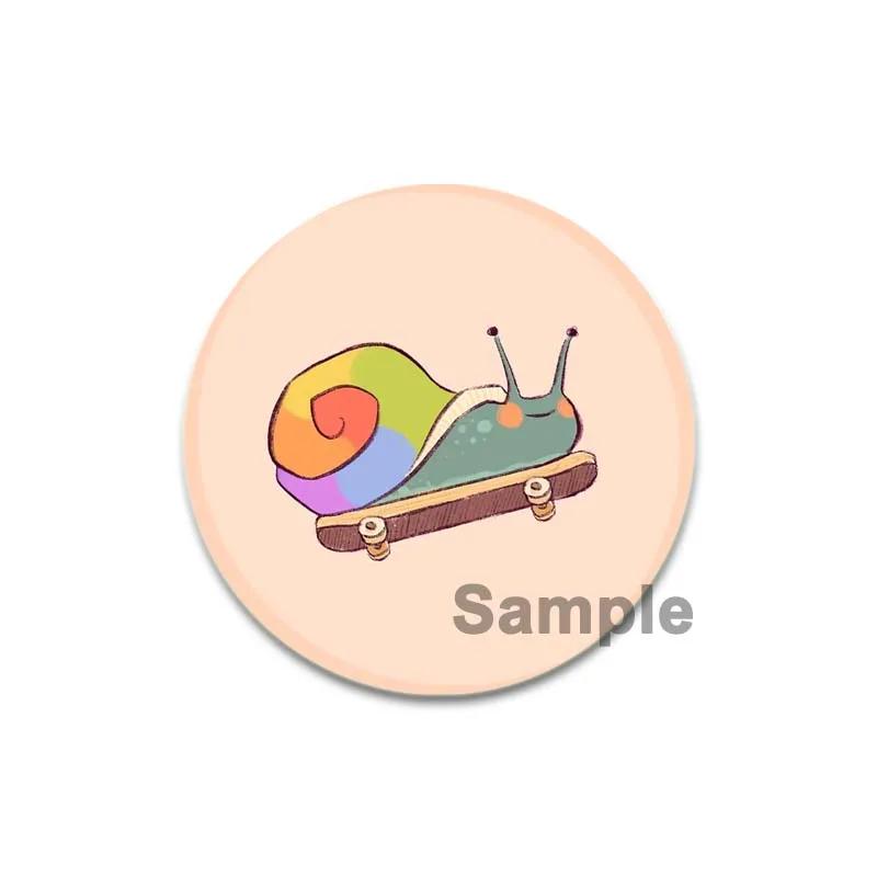 32/44/58 мм Милые Картофельные Морские Свинки Улитки Мультфильм Булавки Клоун Портрет Эмалевые Броши для Рюкзака Декоративные Металлические Значки Из Сплава Подарочные