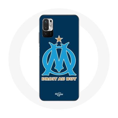 Coque Pour Xiaomi Redmi Note 10 5G Olympique De Marseille OM Logo Bleu