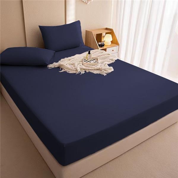 Waterproof Fitted Sheet Breathable Anti-Bacteria Solid Color Modern Mattress Cover Urine Double Bedspread Sheets Bed Set