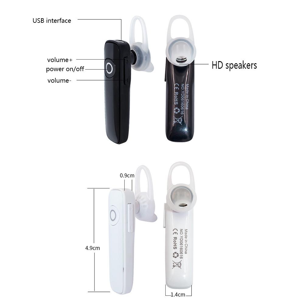 Мини Bluetooth Гарнитура Беспроводная HD Голос Pro Бизнес Автомобильная Беспроводная Bluetooth Гарнитура