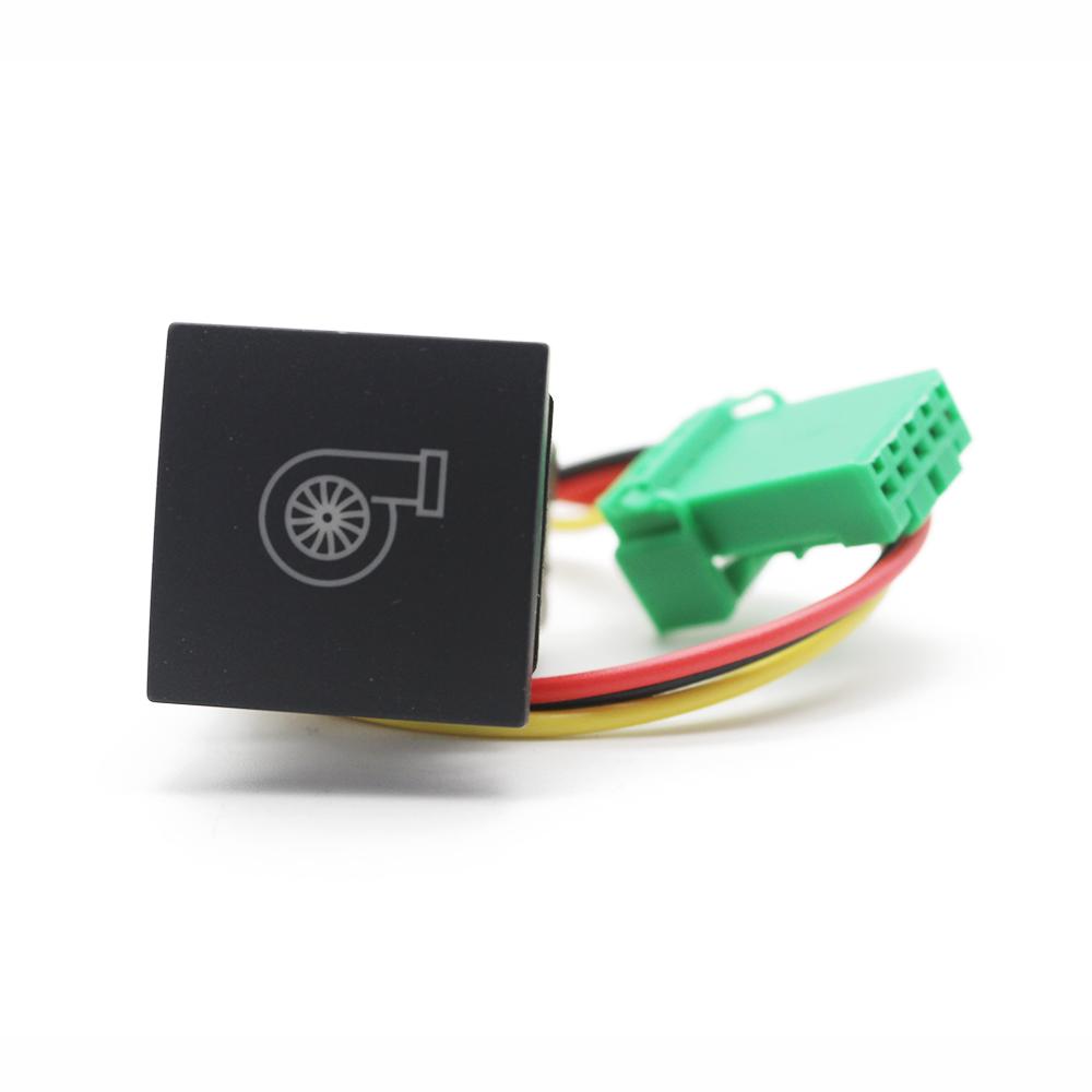 Car LED DRL Light Power On Off Camera Anti-side Slip Music Switch Push Button For VW Golf 6 Golf V Jetta Caddy Scirocco