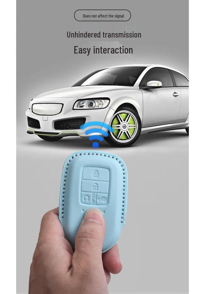 Чехол для ключа Honda для Civic, Accord, CR-V, Vezel, XRV, Fit, Haoying, Haoling, Paiying, Shipai - Доступен в 3 цветах.