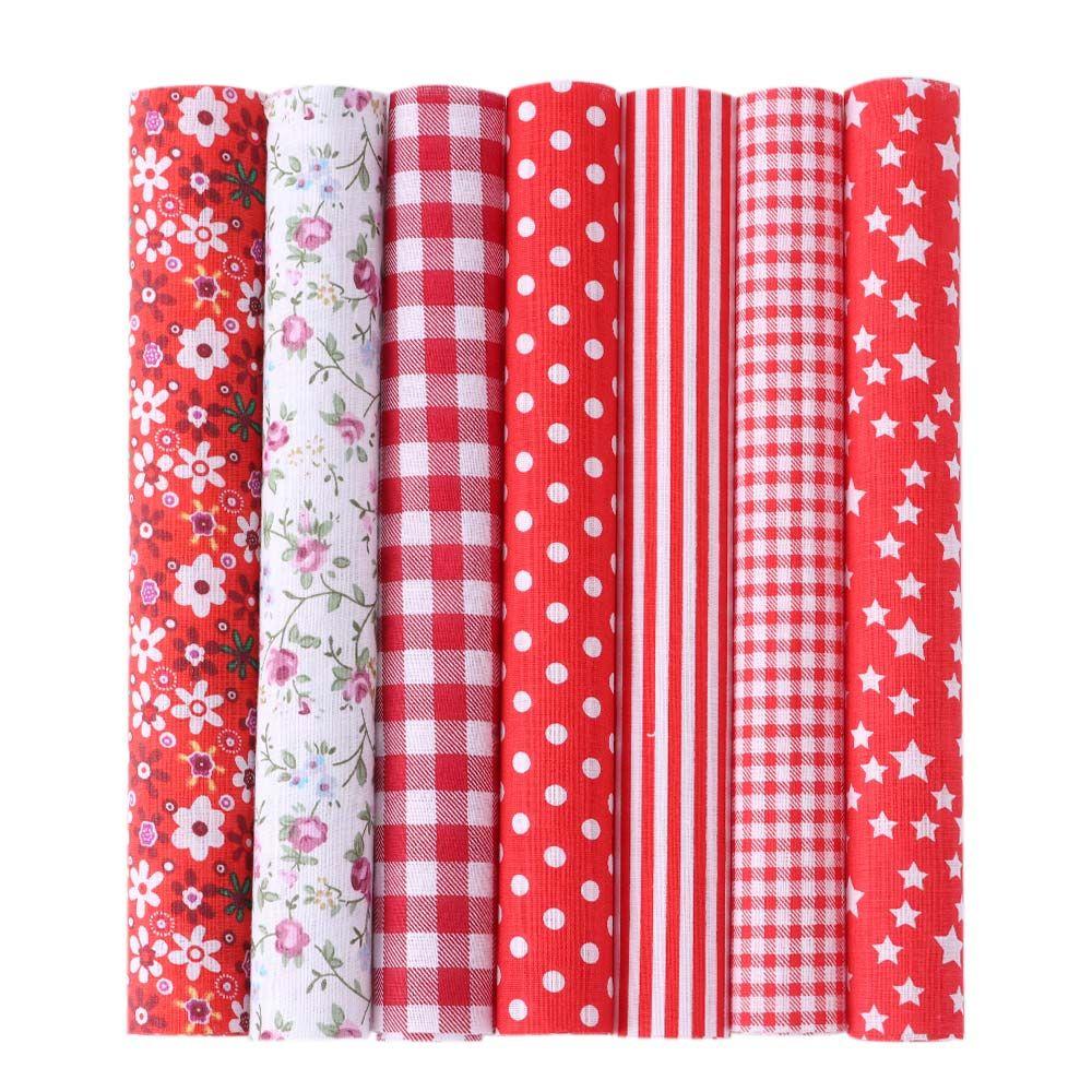 7 шт. Одежда Ручной работы Хлопковая ткань Винтажная ткань Лоскутная ткань Материал Шитье Цветочный принт