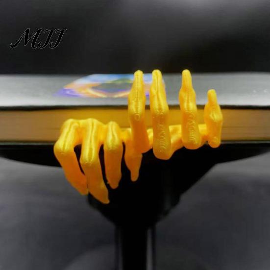 Прочные Инструменты для Чтения для Дома 2 Шт 3D Печатные Когти Демона Жуткие Закладки для Книг, Страшный Призрак Уникальные Подарки Любителям Книг Руки Закладка Книжная Полка,