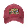 Tiki Room Welcome to our Tropical Hideaway Poster Baseball Cap Golf Hat Vintage GentleUnisex Hat cute Unisexs Luxury Womens