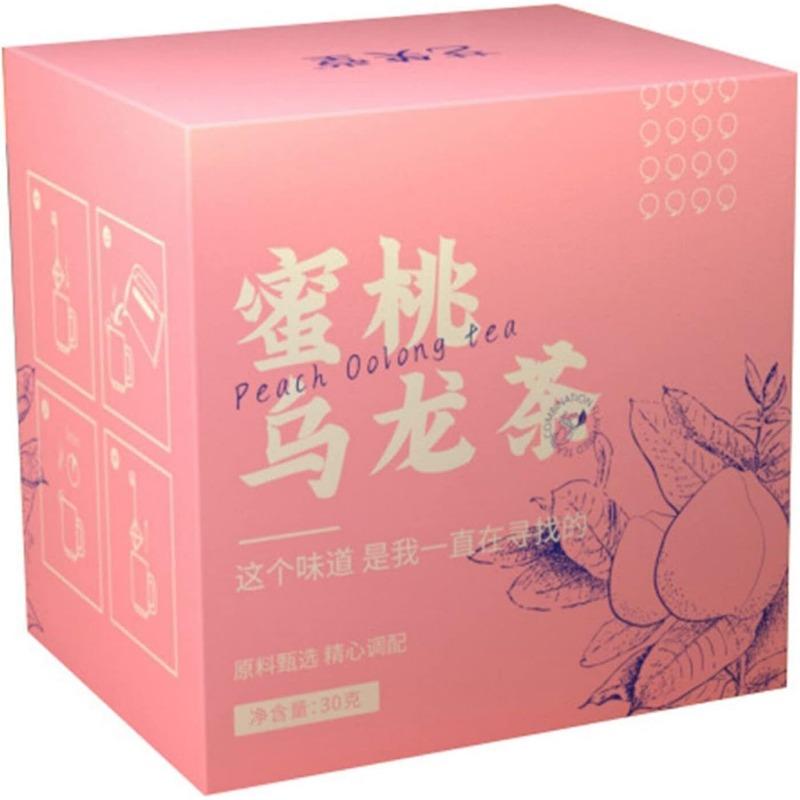 Чай Pfirsich Oolong 50г/1.8унц Weißer Pfirsich Früchteteebeutel Mit Fruchtigem