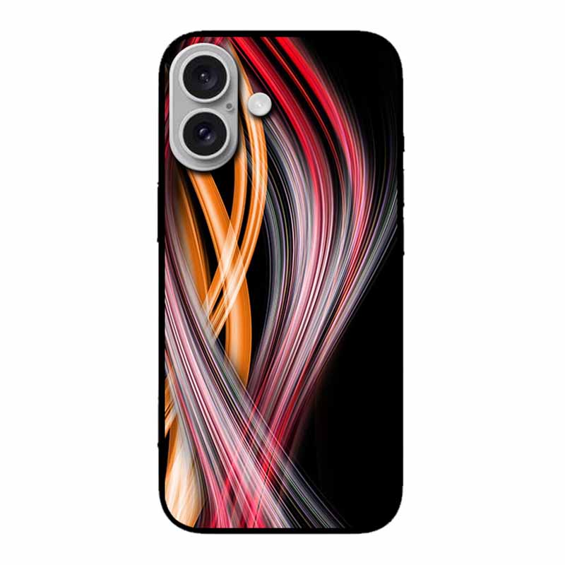Для iPhone 17 5G Чехол 2025 6.3" Сумка Цветы Черный ТПУ Силикон Мягкая Задняя Крышка Для iPhone 16 Plus 17 Чехол для Телефона Ударопрочный Корпус