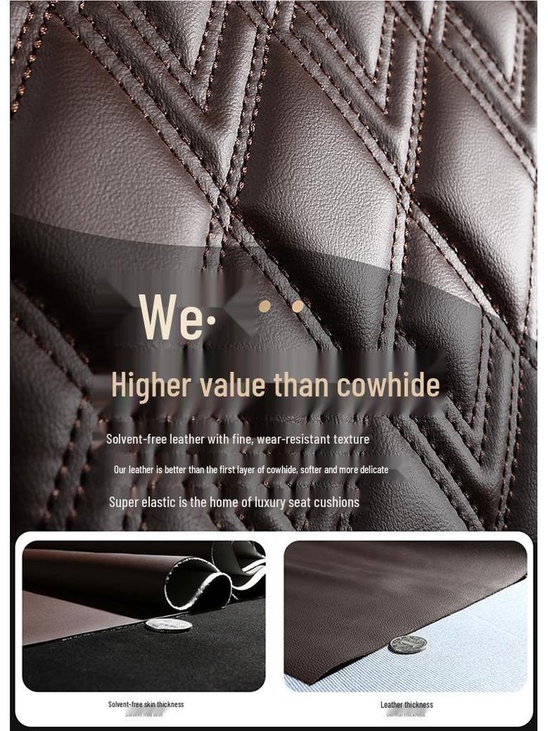 2024 T-Roc Чехол на сиденье из кожи наппа - Полный охват, Всесезонная подушка