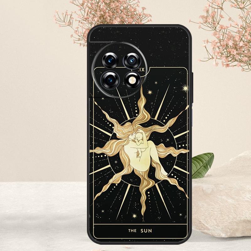 Чехол-кошелек со знаком зодиака и картами Таро для OnePlus 15R 13R 13T 15 13 12 12R 11 10T 8 9 10 Pro Nord 5 CE 4 3 Lite N20 N30
