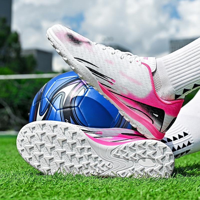 Мужские Футбольные Бутсы Turf Высокие Outdoor Indoor Футбольные Обувь Кроссовки Tf Шипы Тренировочные Спортивные Для Молодежи