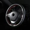 Genuine Cowhide Leather Car Steering Wheel Cover Soft Hand Cover Wheel Breathable Sewn Anti-slip Auto Handlebar DIY Steerin R0E9