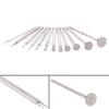 12Pcs Drill Diamond Grinding Head Bur 2.3mm Jade Stone Carve Polish Engrave Tool