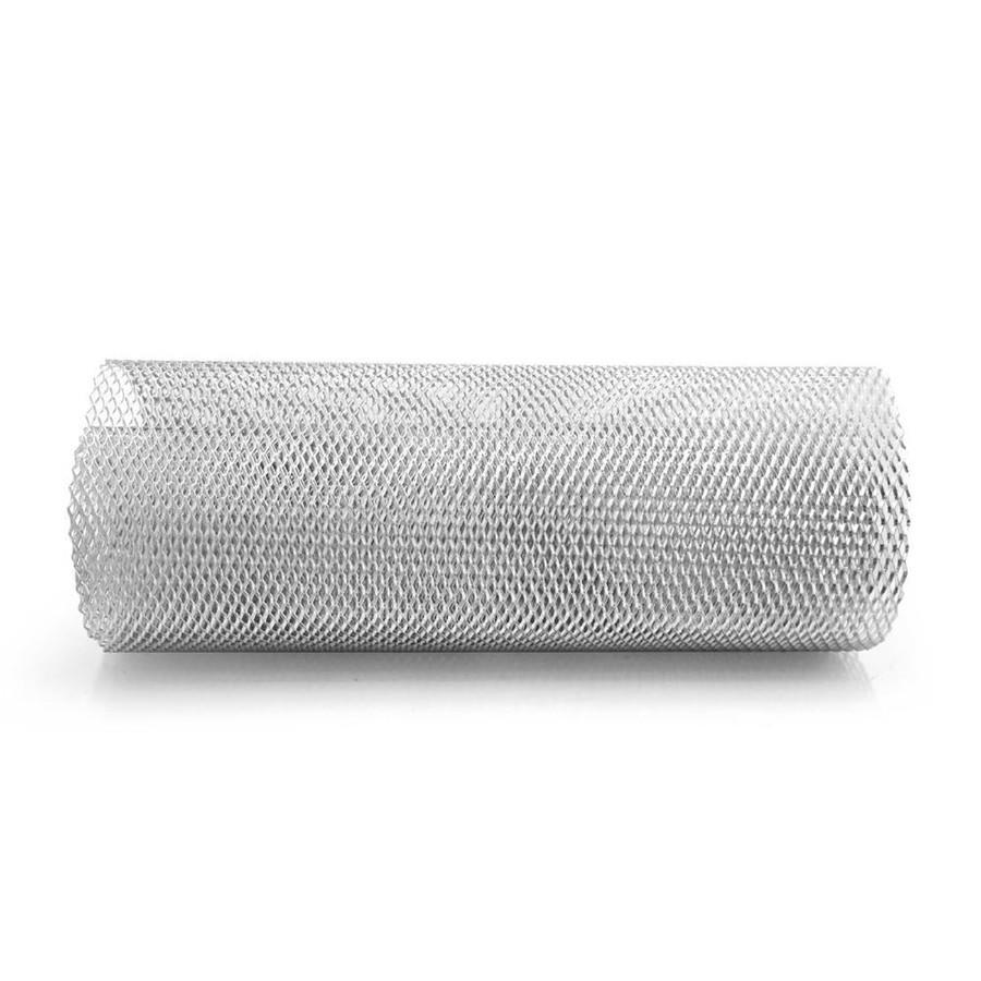 Сетка 8 мм * 16 мм для решетки автомобиля 40 дюймов x 13 дюймов, алюминиевая в стиле серебряного ромба