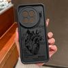 Heart Pattern Shockproof Matte Phone Case For OnePlus 13R 13T 13 12R 11R Ace 5 3 2 Lens Protection TPU Soft Anti-Fall Bumper Cover