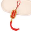 Festive Bonsai Green Plant Hanging Ornaments: Auspicious Fu Character & Lantern Decoration for Chinese New Year Housewarming