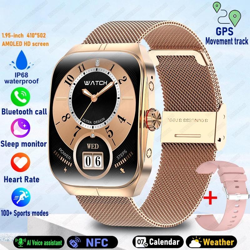Новый HD экран ДляWatch 4 Pro Спортивные Умные Часы Мужские GPS Трек Водонепроницаемые Bluetooth Звонки NFC Умные Часы