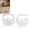 Намордник для груминга кошек Прозрачный Дышащий Защита от укусов Пластиковый Милый Шлем для котенка Защита рта