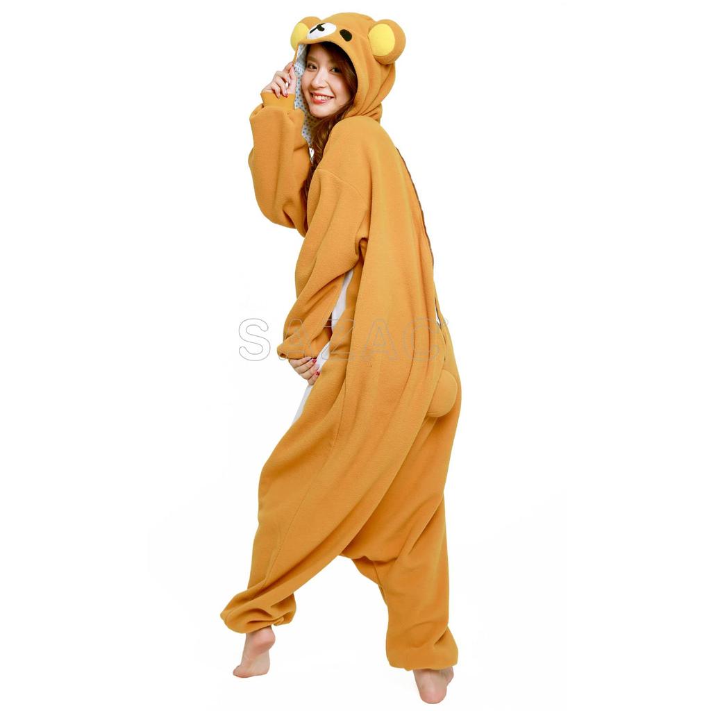 Sazac Rilakkuma Fleece Kigurumi One Size Fits All RAX-032 (Adult)