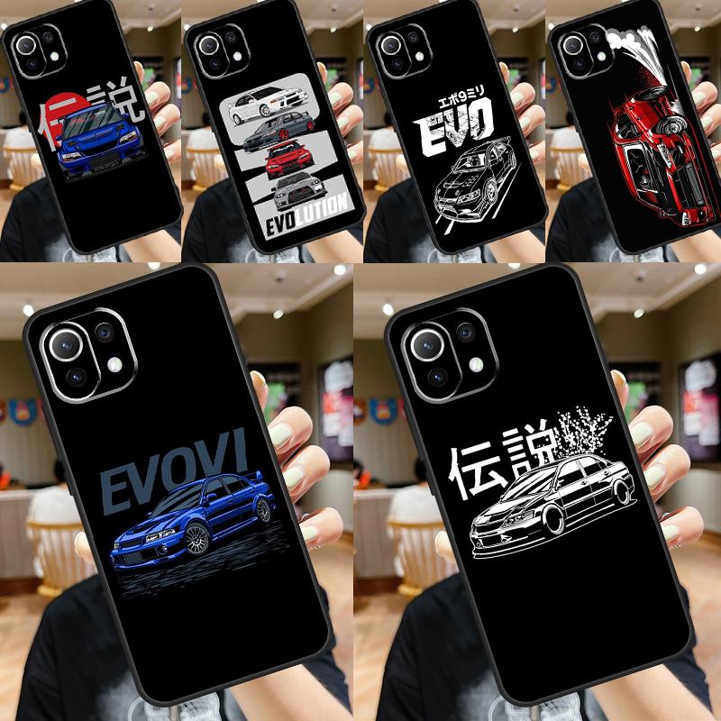 Чехол для телефона JDM Car Evo для POCO X3 X5 X6 F6 Pro M6 M5s F3 F5 Xiaomi 13T Pro 11T 12T 12 Lite 13 14 Ultra