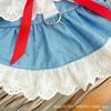 Spring and Summer Denim Lace Princess Skirt Pet Dog Cat Clothes Breathable Skirt Than Bear Dog Skirt