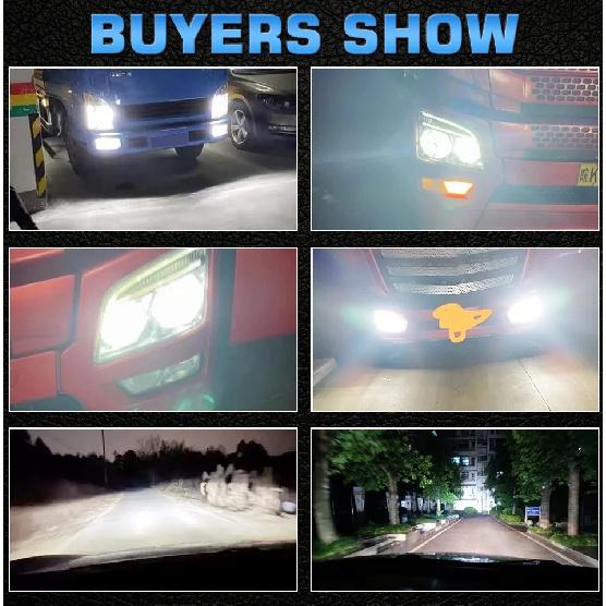 3,0-дюймовый 300 Вт Bi-LED 6 шт.+3 шт. Автомобильный Проектор Фары Линза для Hella 3R G5 30000Лм Ближний Дальний Свет Модификация Галогенный Свет 6000K
