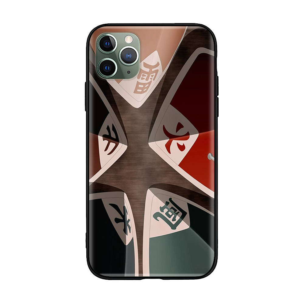 W-20 Naruto Hokage Soft Black Case for iPhone 11 12 13 14 15 6 7 8 X XS Pro Max XR Samsung S21 S22 S23 S24 FE Ultra S8 Plus