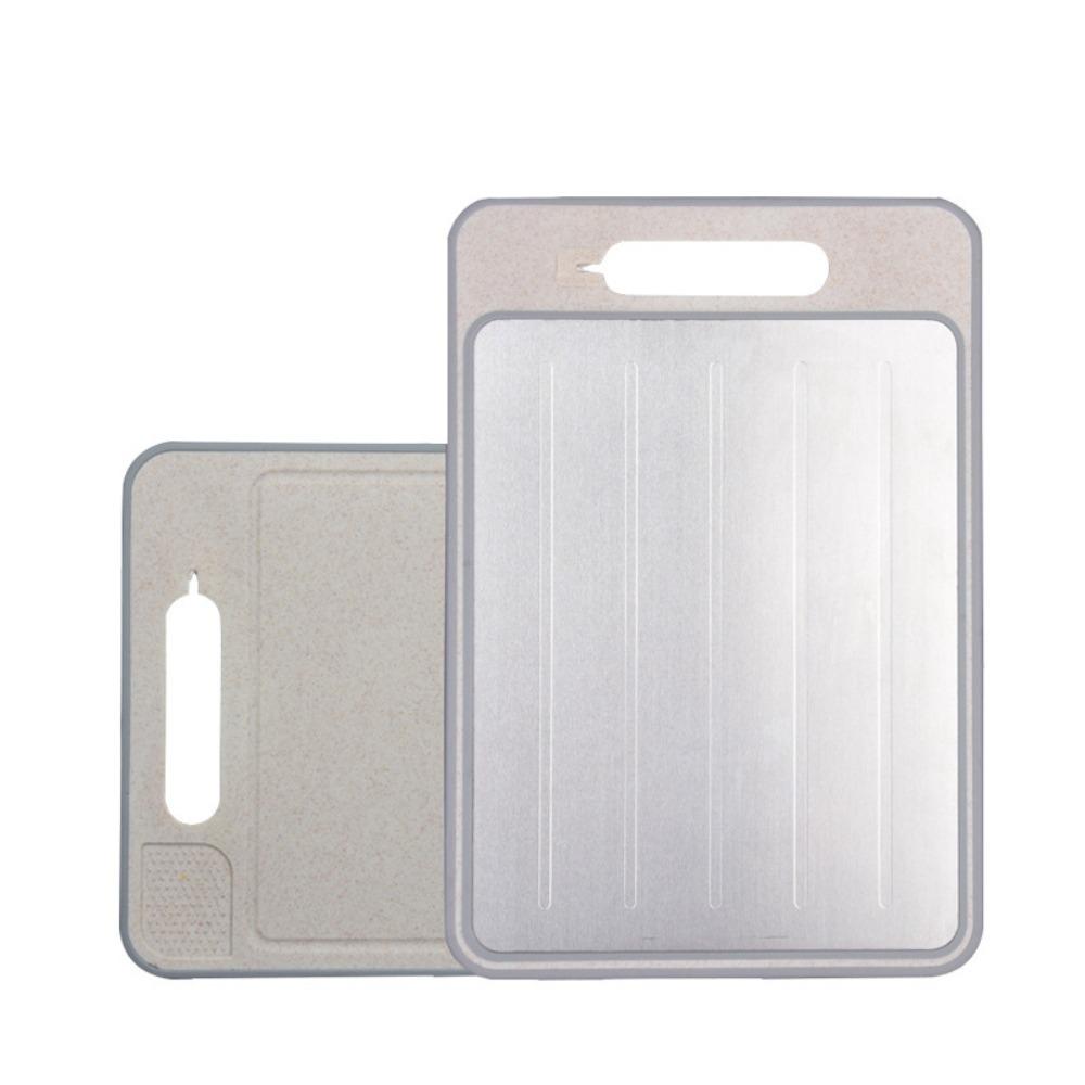 Разделочная доска 4 в 1 для разморозки Двусторонняя прямоугольная Подставка для быстрой разморозки с теркой Точилка Разделочная доска Говядина