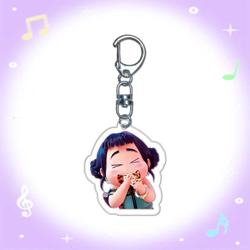 Cartoon Animation Movie Transparent Acrylic Pendant KPOP Girl Group Schoolbag Accessories Exquisite Gift Pendant