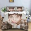 Luxury New 3D Print Korean Popular Male Singer Group Bedding Set,Duvet Cover Bed Set Quilt Cover King Queen Size Bedding Set