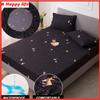 New Printing Bed Mattress Cover Waterproof Mattress Protector Pad Fitted Sheet Separated Water Bed Linens No Pillowcase