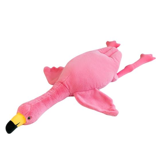 Fascinating Sleeping Pillow Full Washable Pink Filling Gift Giving Plushie Flamingo Plush Toy Kid Toy